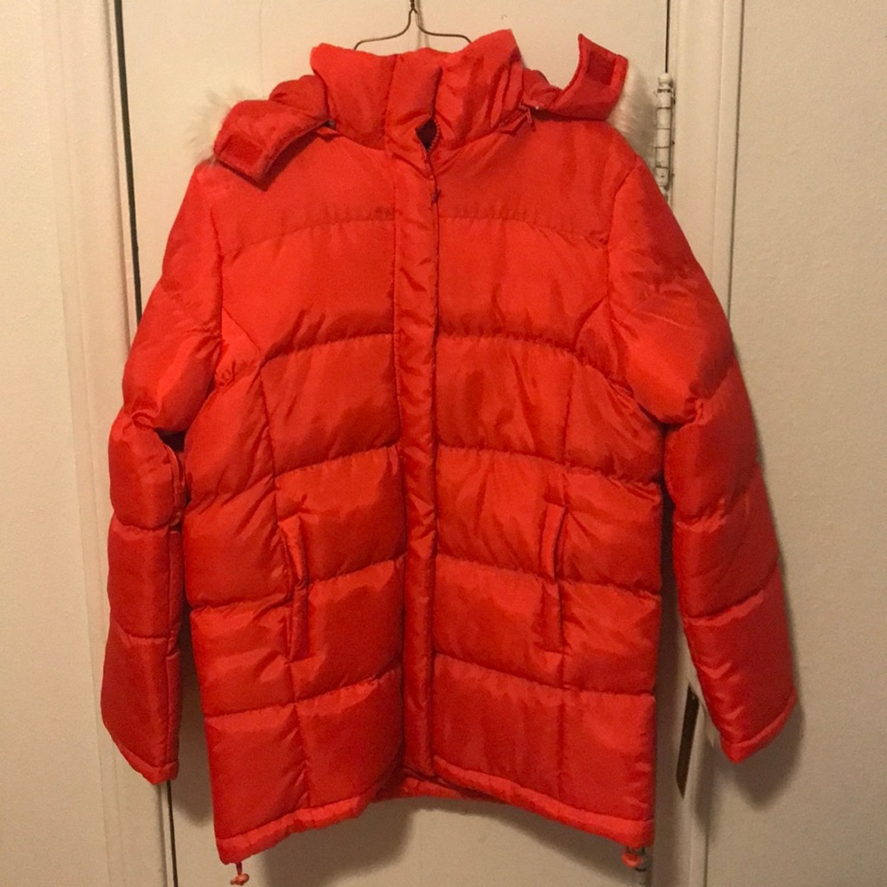 Oscar Sports Red Puffy Jacket